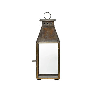 Lantaarns Tilka antiek 23cm - 2 stuks van House Doctor, recht van voren met vorm en afwerking zichtbaar