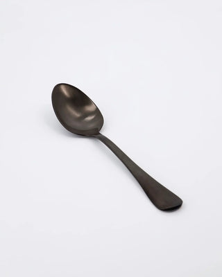 Lepel Lery gunmetal van House Doctor, van opzij met vorm en afwerking zichtbaar