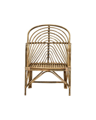 Lounge stoel Cosy naturel 85cm van House Doctor, aan de achterzijde met afwerking zichtbaar