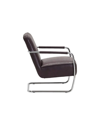 Loungestoel Comma Mulberry 67×82×77 cm van House Doctor, recht van voren met vorm en afwerking zichtbaar
