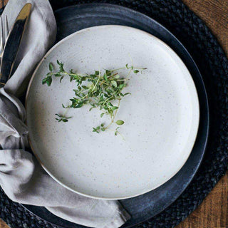 Assiette à déjeuner Pion blanc 21,5 cm - Het Adres