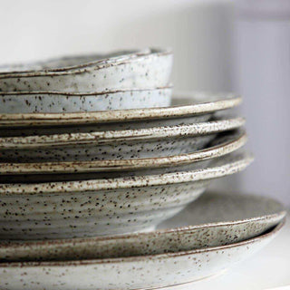 Assiette à déjeuner Rustic gris bleu 20cm - Het Adres