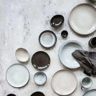 Assiette à déjeuner Rustic gris bleu 20cm - Het Adres