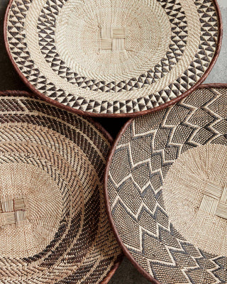 Mand Tonga natuur palmblad 55cm van House Doctor, in een gestileerde detailopstelling