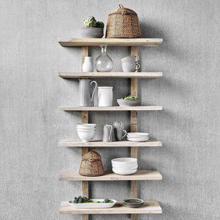Manden set Rama naturel 28cm van House Doctor, toegepast in een stijlvolle woonkamer