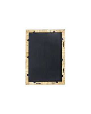 Miro spiegel naturel 50x70cm van House Doctor, recht van voren met vorm en afwerking zichtbaar