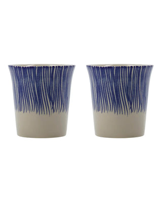 Mok Diva Blauw 9 cm - 2 stuks van House Doctor, duidelijk als hoofdfoto afgebeeld