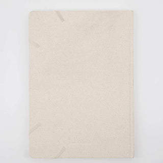 Notitieboek Journal beige A4 van House Doctor, van bovenaf met vorm en indeling zichtbaar