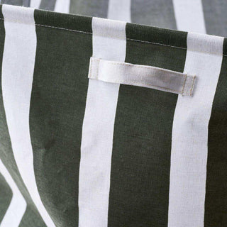 Opbergmand Store groen groot van House Doctor, van dichtbij met materiaal en textuur zichtbaar