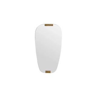 Ovale spiegel met gouden clips 32x58cm van House Doctor, duidelijk als hoofdfoto afgebeeld