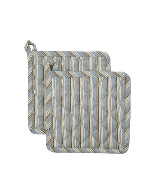 Pannenlappen Chef Blauw Zand 22.5cm van House Doctor, duidelijk als hoofdfoto afgebeeld