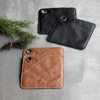 Topflappen Square braun – 2er-Set – Het Adres