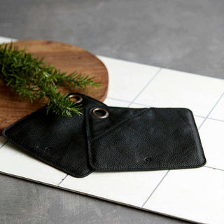 Topflappen Square schwarz – 2er-Set – Het Adres