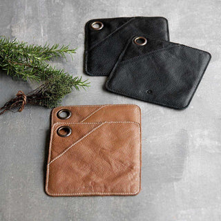 Topflappen Square schwarz – 2er-Set – Het Adres