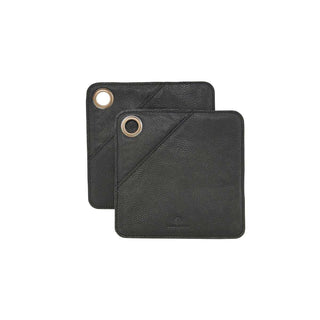 Topflappen Square schwarz – 2er-Set – Het Adres