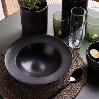 Plato para pasta Rustic gris oscuro 26cm - Het Adres
