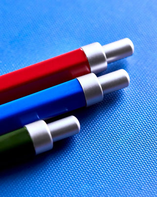Pennen met zwarte inkt Click - set van 3 van House Doctor, in een gestileerde detailopstelling