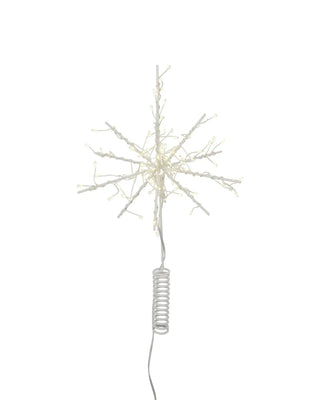 Piek star LED Glow Wit van House Doctor, recht van voren met vorm en afwerking zichtbaar
