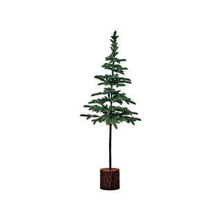 House Doctor kunstkerstboom Pine groen, 150 cm, volledig op witte vierkante achtergrond
