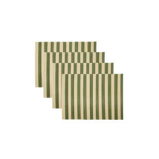 Placemat Rayas groen - 4 stuks van House Doctor, duidelijk als hoofdfoto afgebeeld