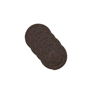 Placemats Circle Chocolate Ø38 cm van House Doctor, duidelijk als hoofdfoto afgebeeld