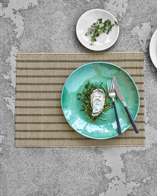 Placemats Fica naturel 35x46cm - 4 stuks van House Doctor, toegepast in een sfeervolle interieursetting