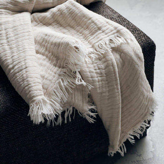 Plaid Alice beige 200x140cm - Het Adres