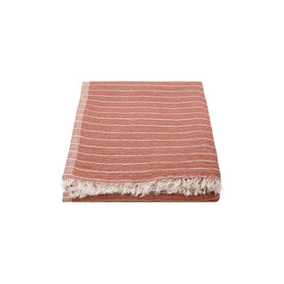 Plaid Alice stripe Dusty Berry 200x140cm - Het Adres