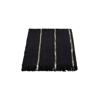 Plaid Tuur zwart 180x130cm van House Doctor, duidelijk als hoofdfoto afgebeeld