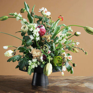 Tablett Jamar schwarz oxidiert 36cm - Het Adres