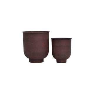 Pot Vig henna metal - set of 2 - Het Adres