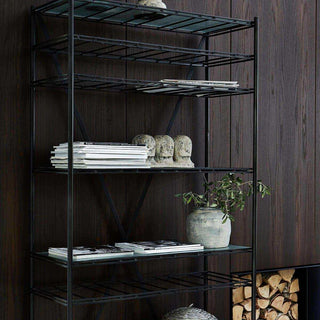 Estante Gany negro 200cm - Het Adres