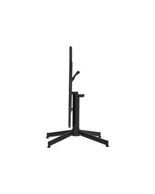 Salontafel Helo zwart rond 70cm - outdoor van House Doctor, recht van voren met vorm en afwerking zichtbaar