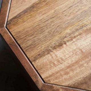 Salontafel / kruk Okta naturel 45cm van House Doctor, van dichtbij met materiaal en textuur zichtbaar