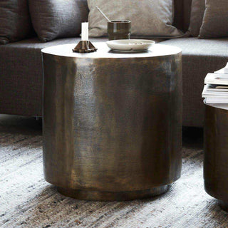 Coffee table Rota antique bronze 50cm - Het Adres