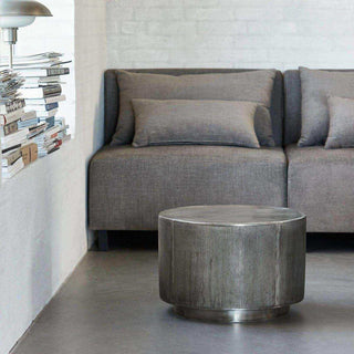 Couchtisch Rota gebürstetes Silber 35cm - Het Adres