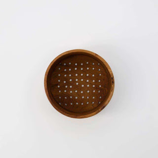Schaal Berry naturel 12,5cm van House Doctor, van opzij met zicht op vorm en constructie