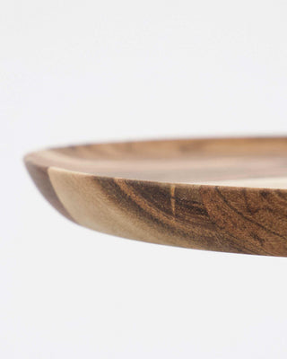 Schalen wood naturel 17cm - 2 stuks van House Doctor, van opzij met vorm en afwerking zichtbaar