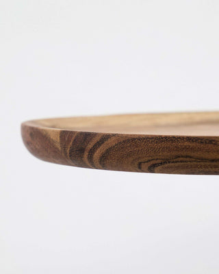 Schalen wood naturel 19x33cm - 2 stuks van House Doctor, van opzij met vorm en afwerking zichtbaar