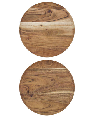 Schalen wood naturel 25cm - 2 stuks van House Doctor, duidelijk als hoofdfoto afgebeeld