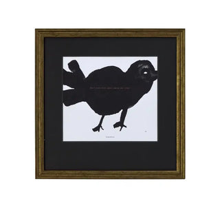 Schilderij Bird zwart 40x40 cm van House Doctor, duidelijk als hoofdfoto afgebeeld