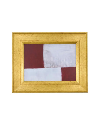 Schilderij Ruby Rood Beige 24x30cm van House Doctor, duidelijk als hoofdfoto afgebeeld