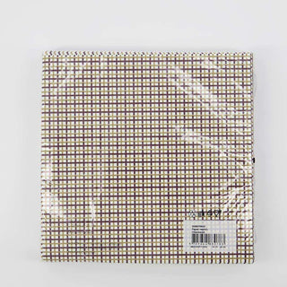 Napkins Checkered multi - 40 pieces - Het Adres