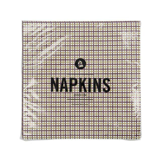 Napkins Checkered multi - 40 pieces - Het Adres