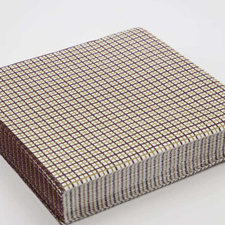 Servietten Checkered multi – 40 Stück – Het Adres