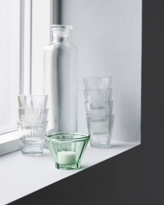 Sfeerlicht Fren groen glas 7cm van House Doctor, toegepast in een stijlvolle woonkamer