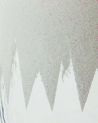 Sfeerlicht Glitt helder wit glitterglas 8cm van House Doctor, in een gestileerde productopstelling