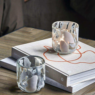 Sfeerlicht Home beige 9cm - 2 stuks van House Doctor, toegepast in een sfeervolle interieursetting