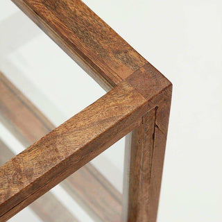 Sidetable / kastje Montre antiek bruin van House Doctor, met een close-up van de afwerking