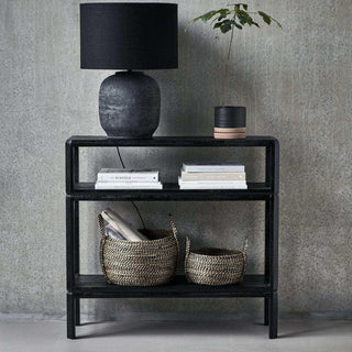 Sidetable Mono schwarz 100cm - Het Adres